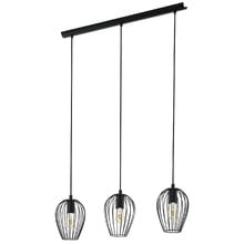 Newtown Linear Steel 3 Light Pendant